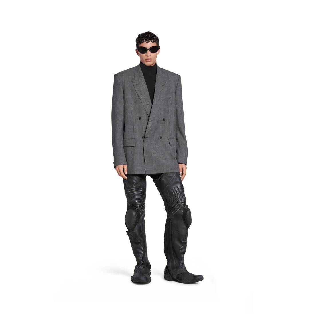 Regular Fit Jacket in Black/grey