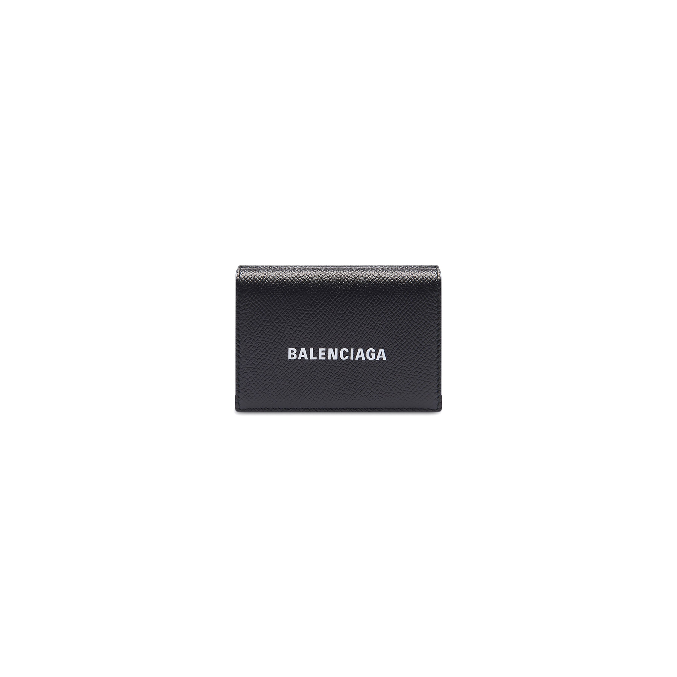 Balenciaga Cash Mini Wallet - Black - - Calfskin