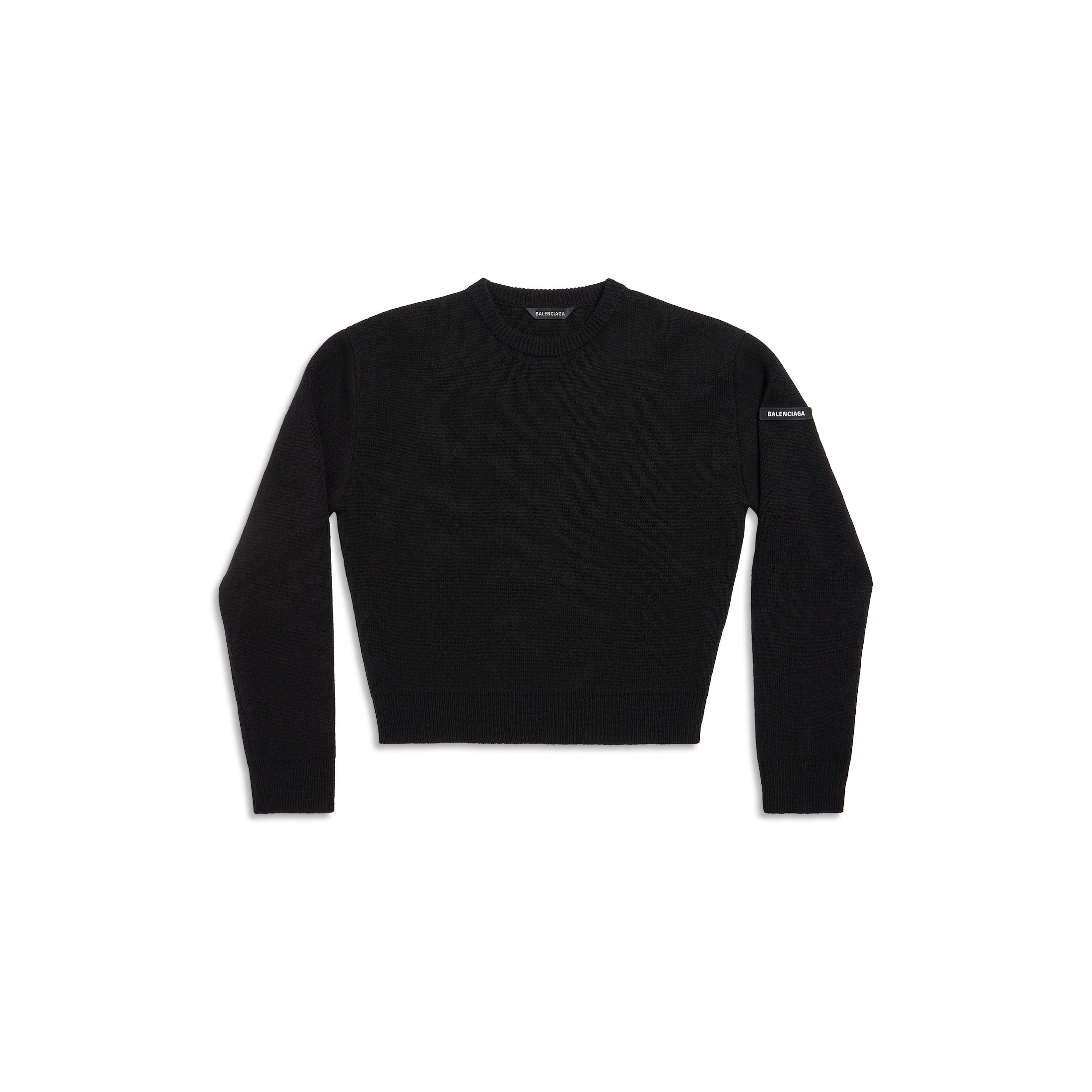 Balenciaga Sweater - Black - Man - S - Virgin Wool