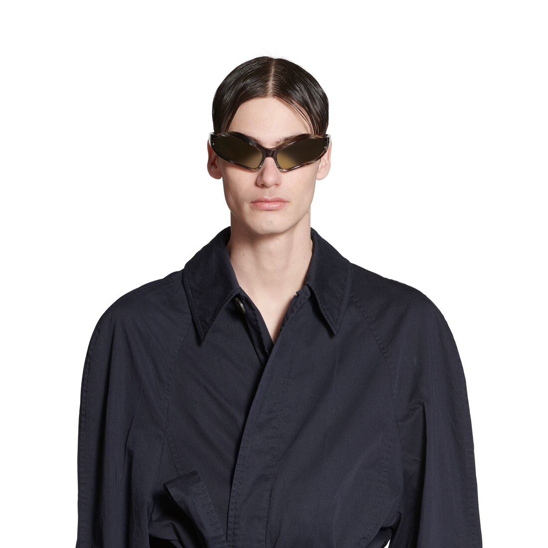 Deconstructed Carcoat in Dark Blue | Balenciaga US