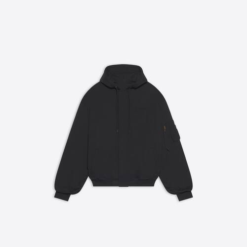balenciaga hoodie mens black