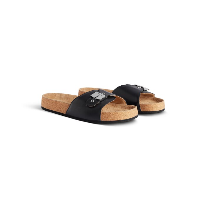 balenciaga i scholl flat sandal