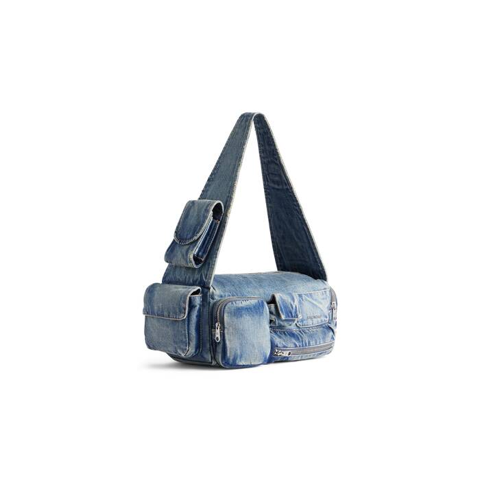 superbusy small sling bag denim