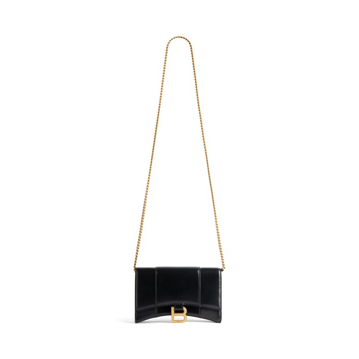 hourglass brieftasche mit kette