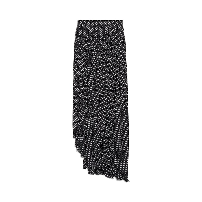 BALENCIAGA ブラック プリーツスカート サイズ34 3090054552539513_01_9473w.jpeg