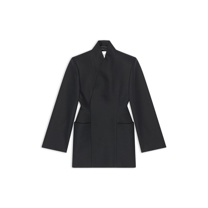 minimal hourglass jacke