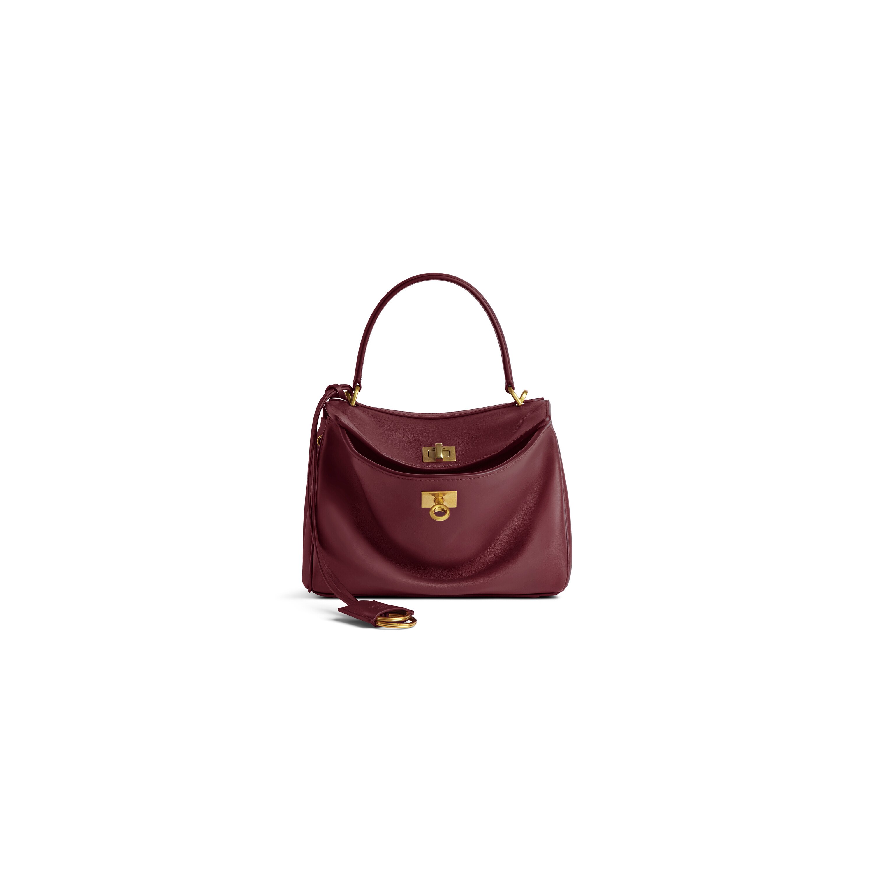 Women s Rodeo Mini Handbag in Dark Burgundy Balenciaga US