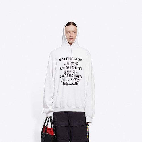 balenciaga all over hoodie