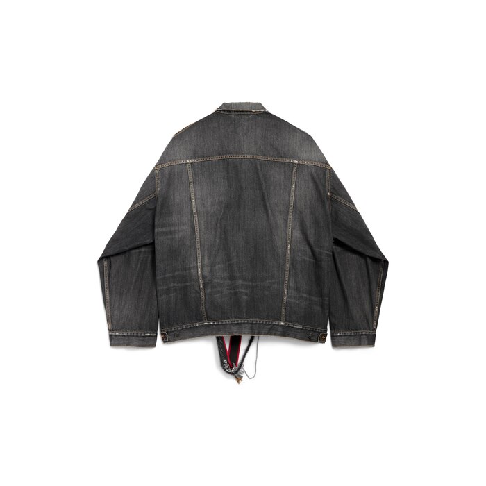 oversized charms牛仔夹克