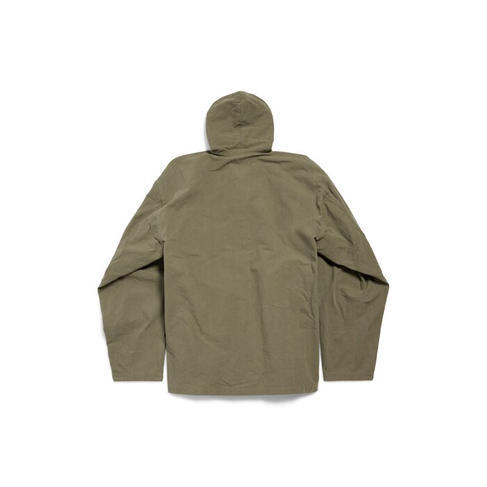 hooded zip-up jacket