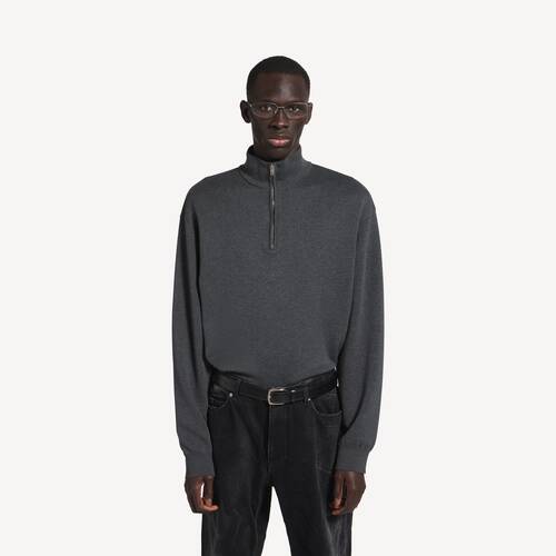 half-zip sweater
