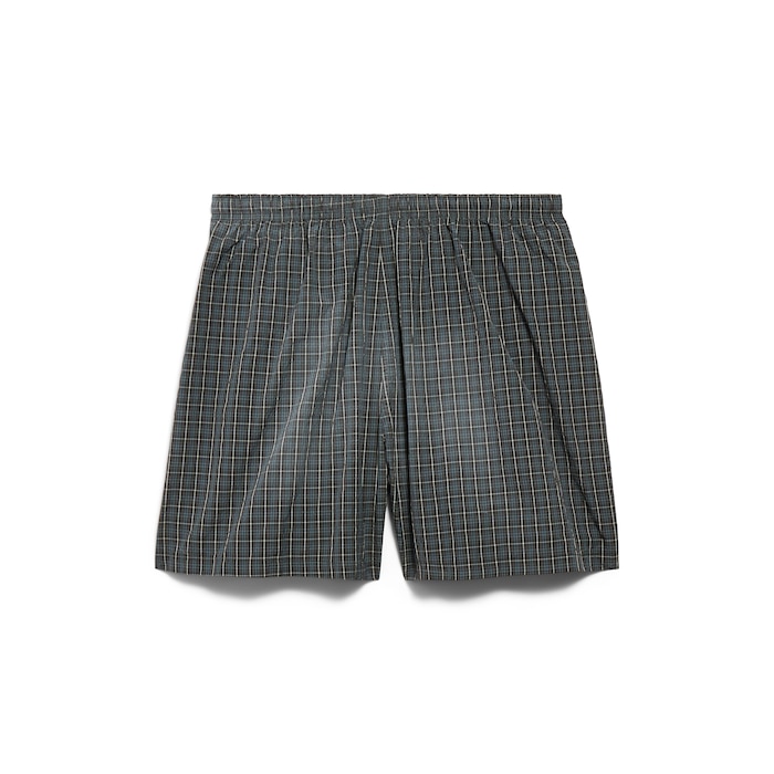 karierte boxer badeshorts