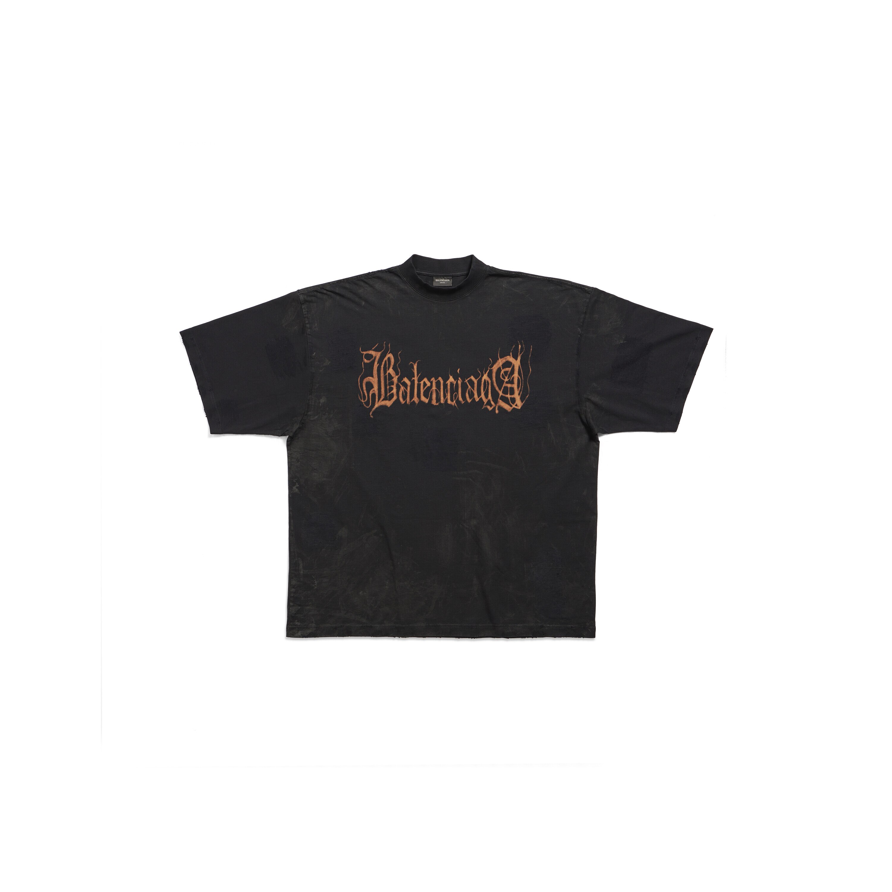 BALENCIAGA METAL PRINT VINTAGE Tシャツ-