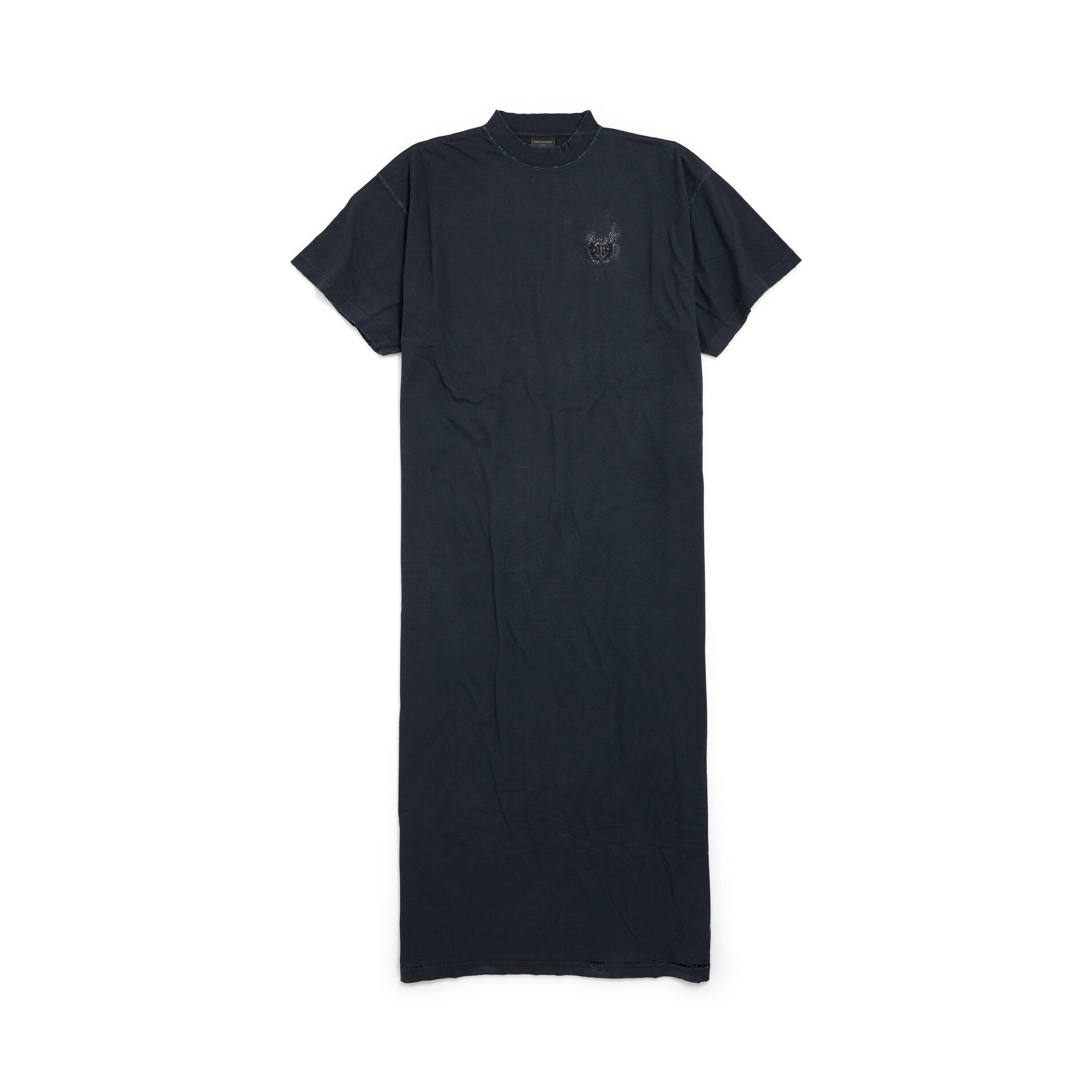 Women's Balenciaga Nail Polish Maxi T-shirt Dress in Faded