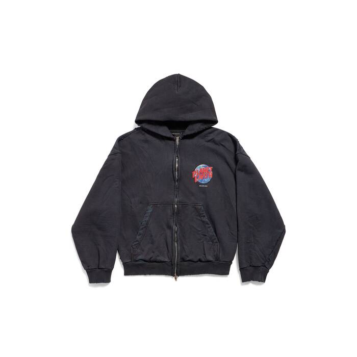 hoodie zippé planet earth fit regular