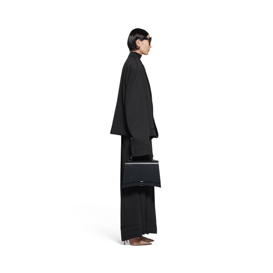 Women's Folded Tailored Jacket in Black | Balenciaga US