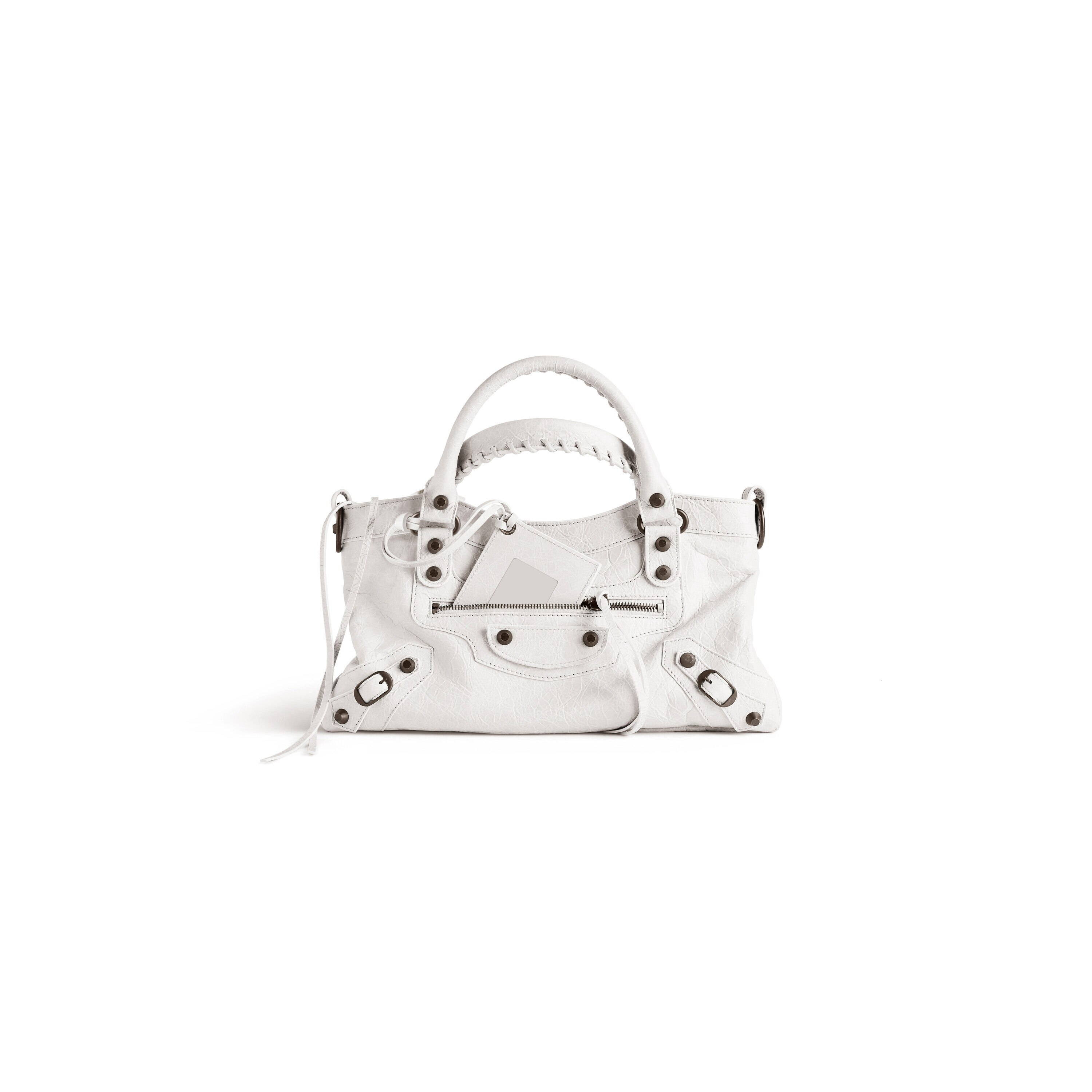トートバッグ BALENCIAGA White Leather Le City First Handbag Women's Le City First Bag in White | Balenciaga US