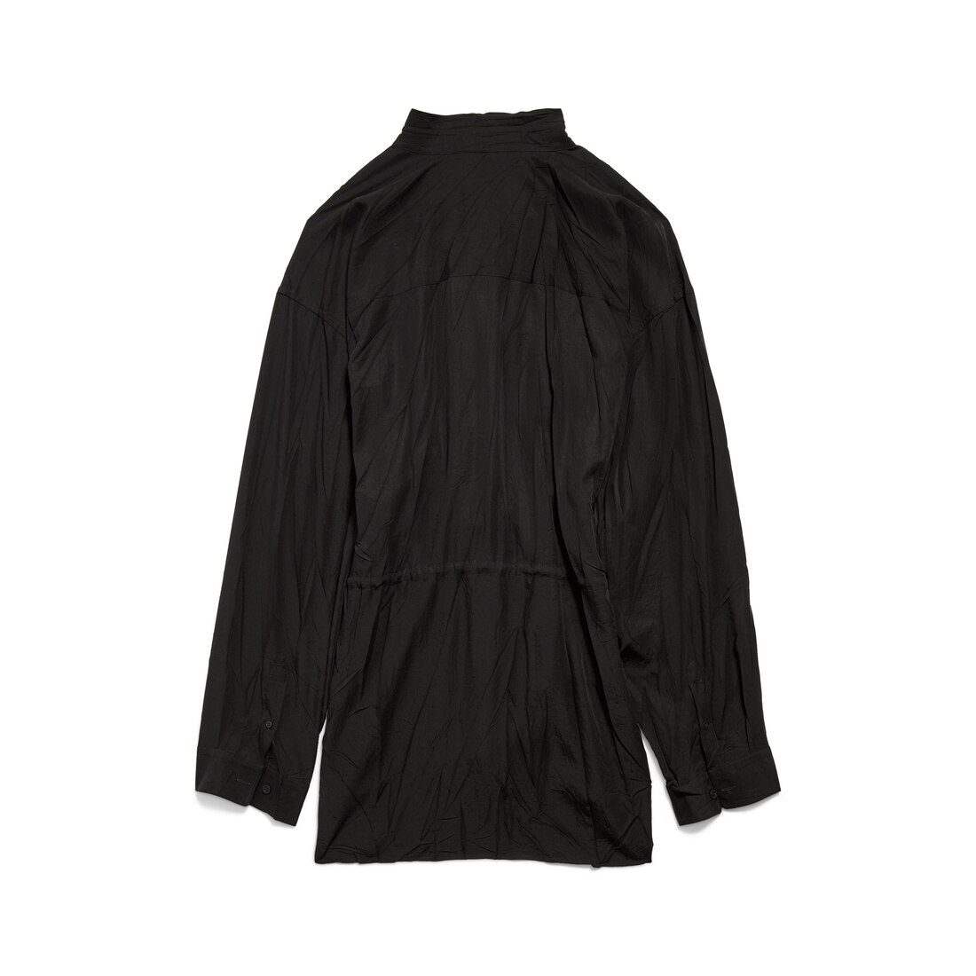 Women's Shirt Mini Dress in Black | Balenciaga US