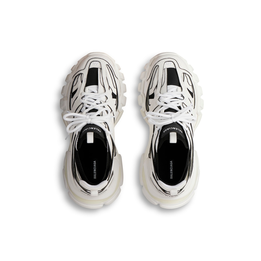 Balenciaga sock runners on sale white