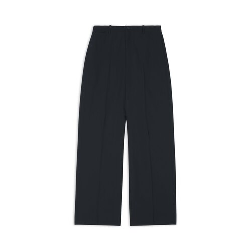 Men's Large Fit Tailored Pants in Black | Balenciaga US