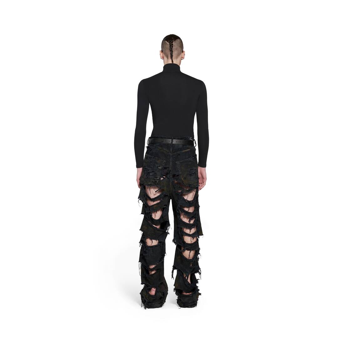 Balenciaga ripped baggy jeans Clearance