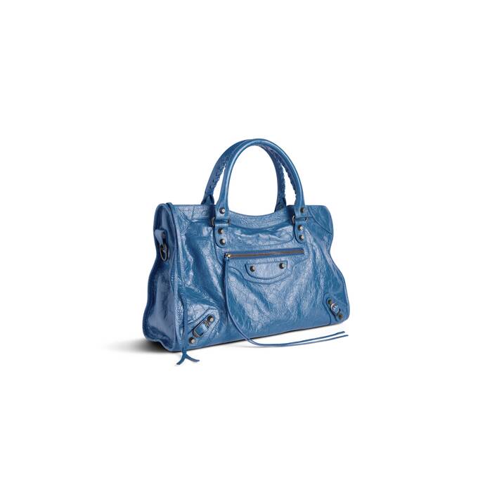 Borsa Le City Media da Donna in Blu Denim - Donna | Balenciaga Italia IT - Image 2