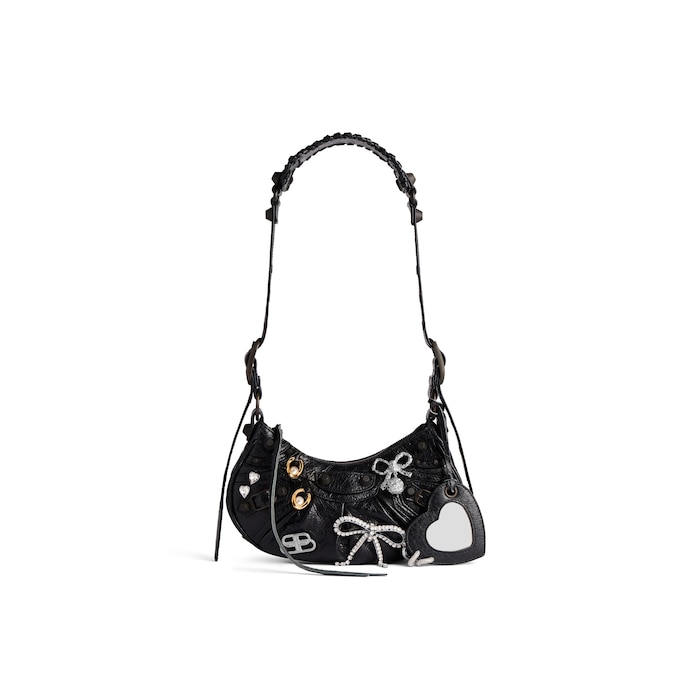 le cagole xs shoulder bag with pins 