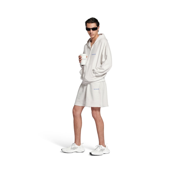 balenciaga back zip-up hoodie regular fit