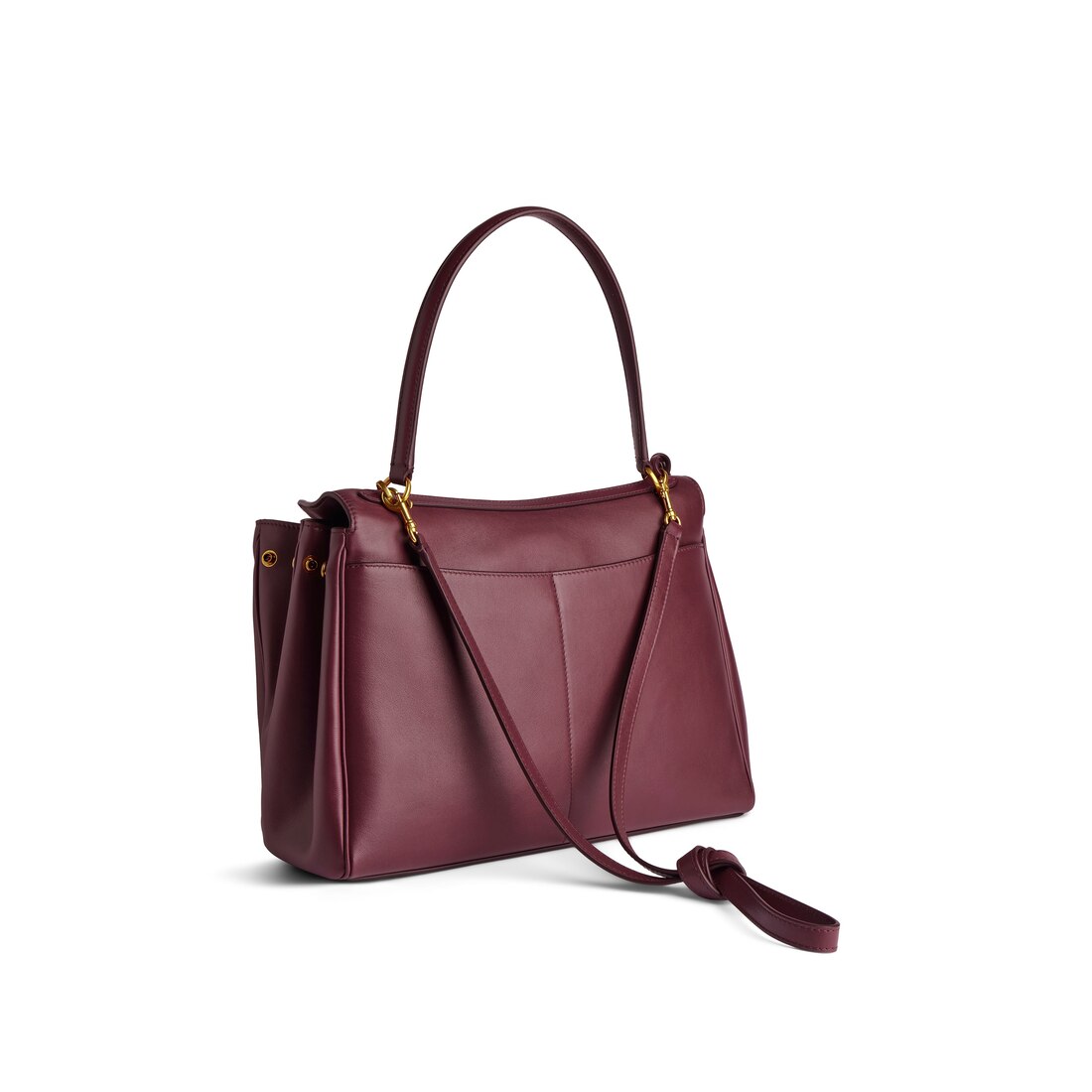 Balenciaga burgundy bag hotsell