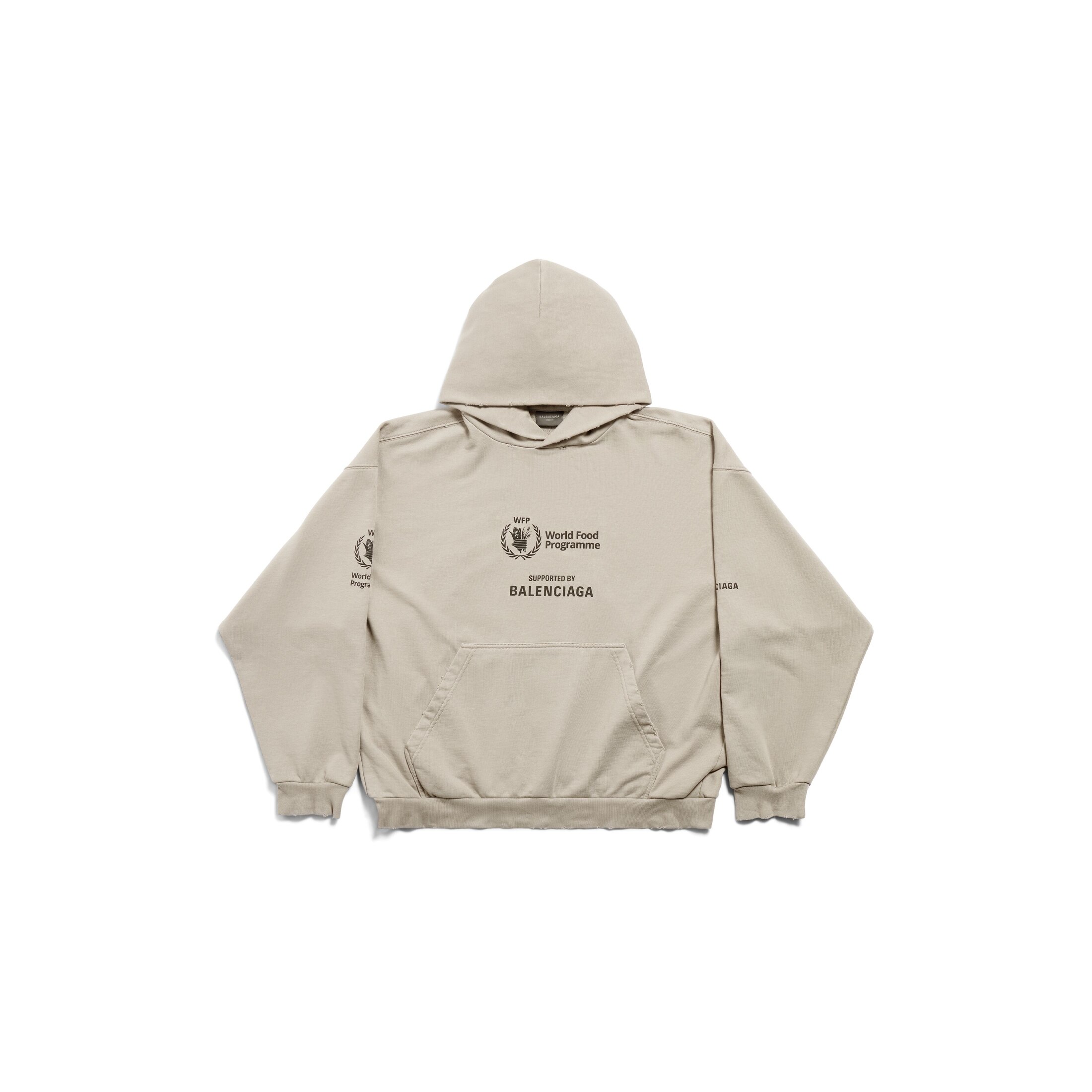 Wfp Hoodie Medium Fit in Grey/black | Balenciaga US