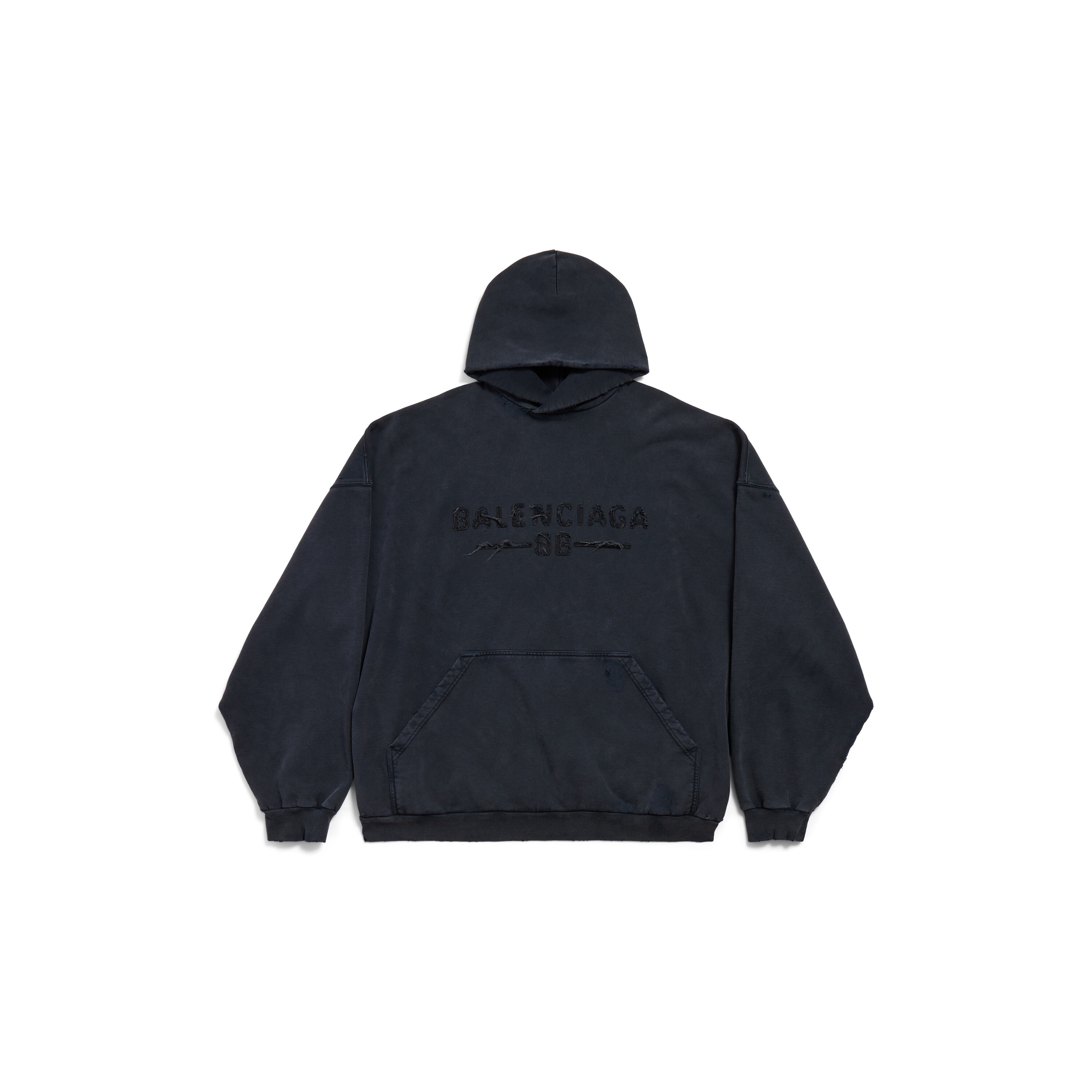 スウェット・トレーナー BALENCIAGA FULL-ZIP SWEATSHIRT Balenciaga zip-up Hoodie | Blue | FARFETCH
