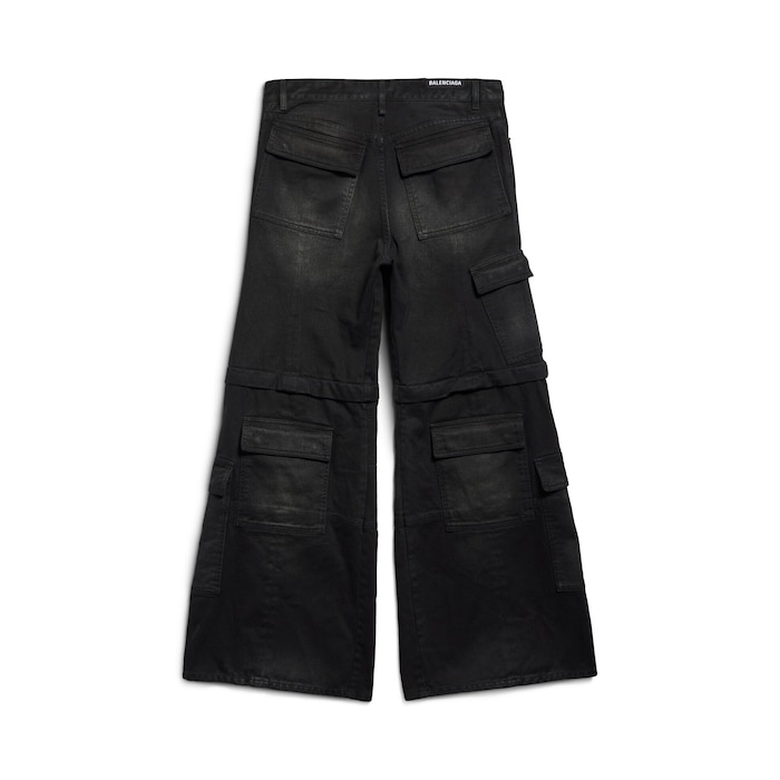 pantaloni flared cargo