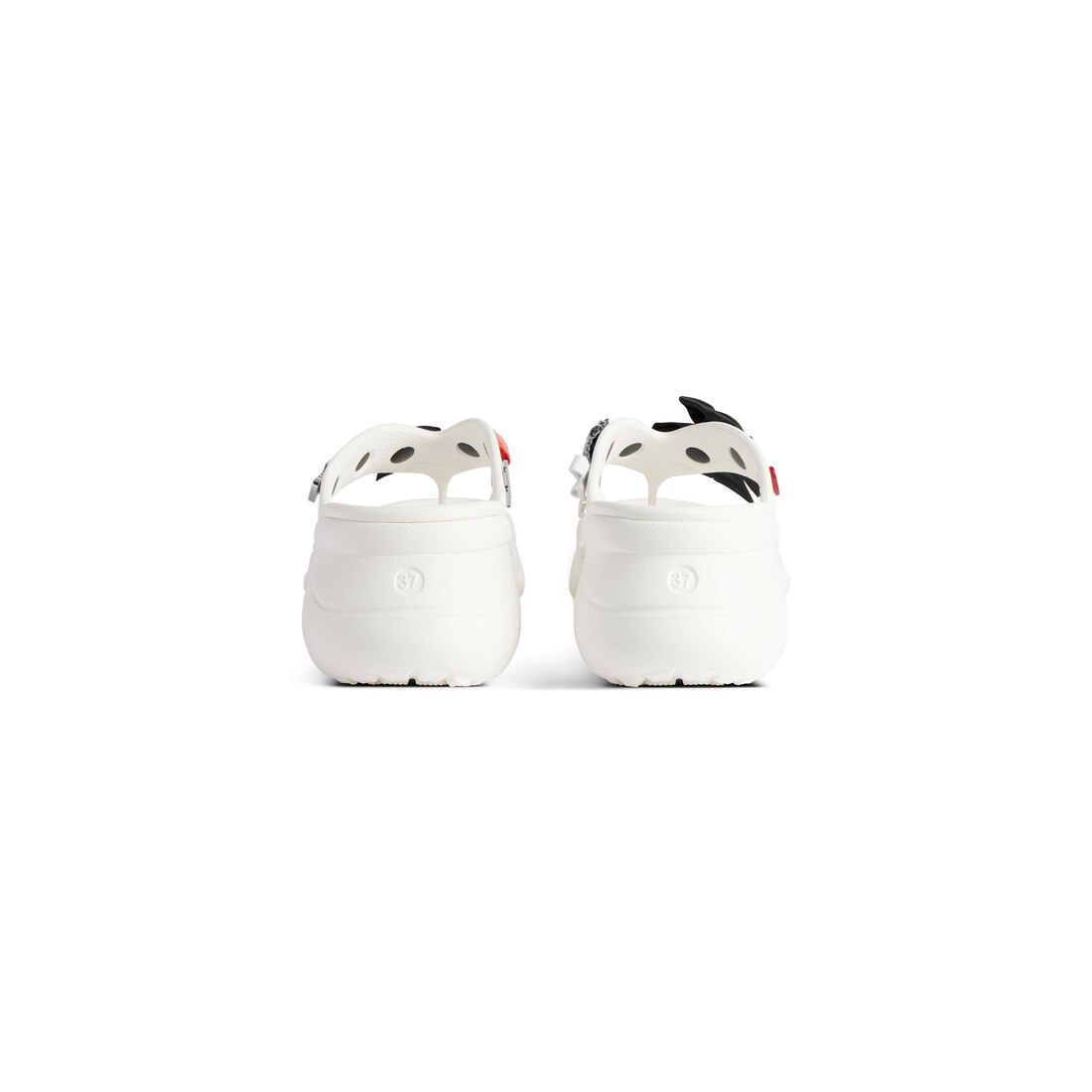 ホワイト の ウィメンズ Crocs™ トング Jibbitz™ スニーカー