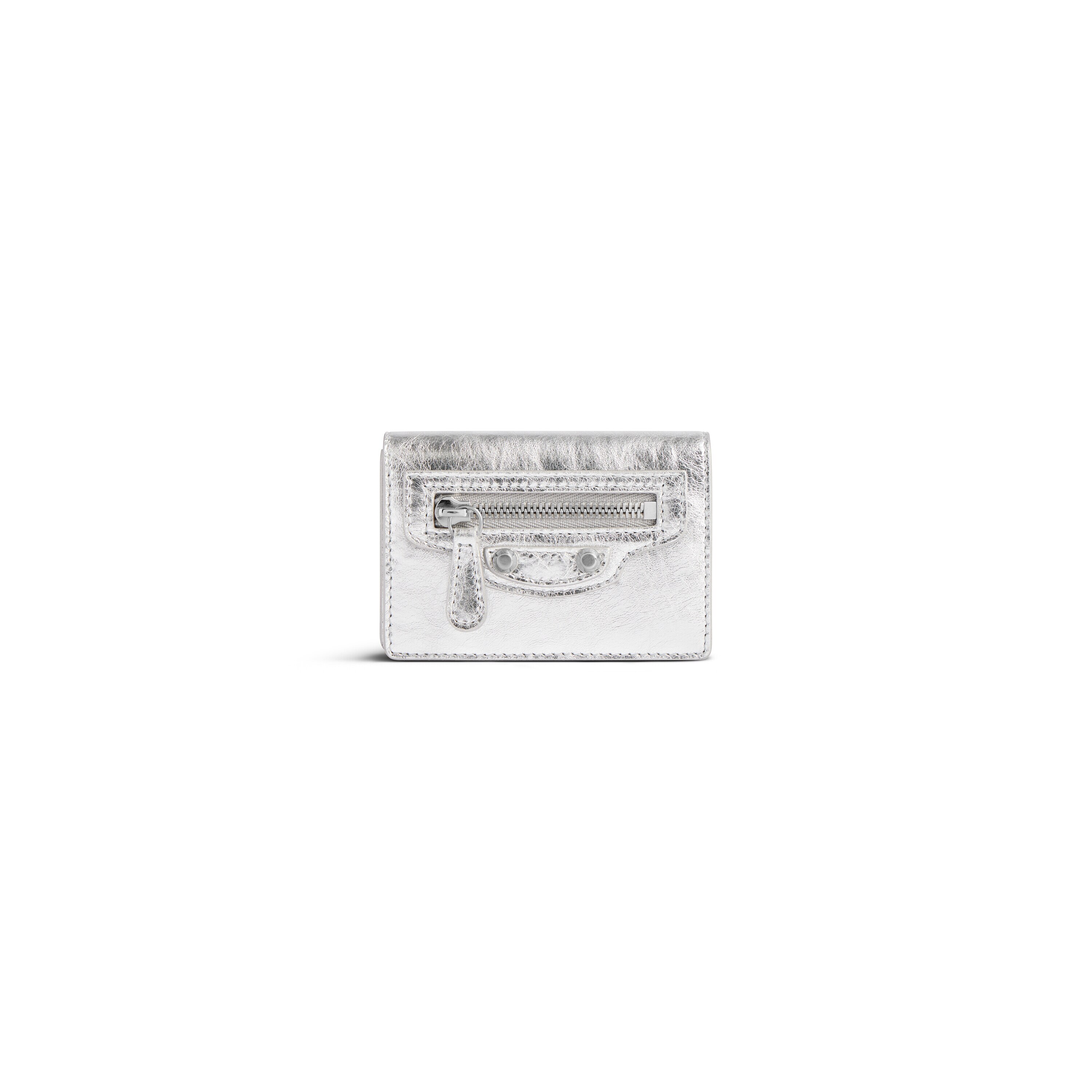 BALENCIAGA｜HALF-LENGTH WALLETS (810904 2ABGH 1000) Women's Cash 2.0 Long Coin And Card Holder in Black