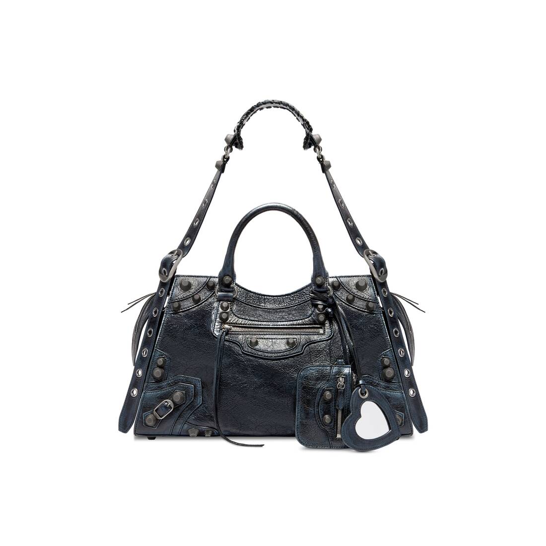 Balenciaga Neo City Classic S Bag Gray in Leather with Black-tone - US