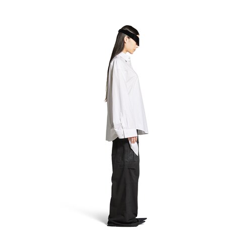knotted cuff blouse