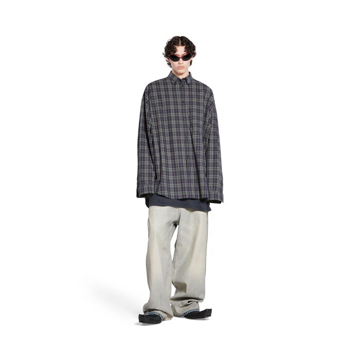 BALENCIAGA(バレンシアガ) サイズ:38 18AW Oversized Check Shirt ...