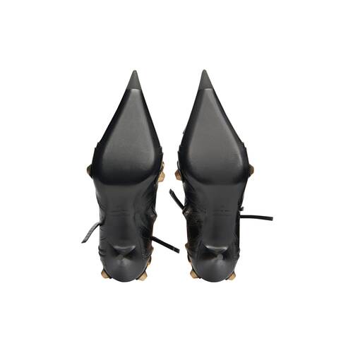 cagole 90mm bootie crocodile embossed