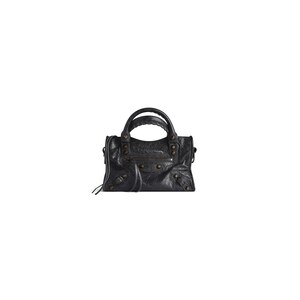 美品 BALENCIAGA バレンシアガ 2way LE CITY ル シティ BALENCIAGA バレンシアガ 24FW チャーム付きLE CITY ミニバッグ