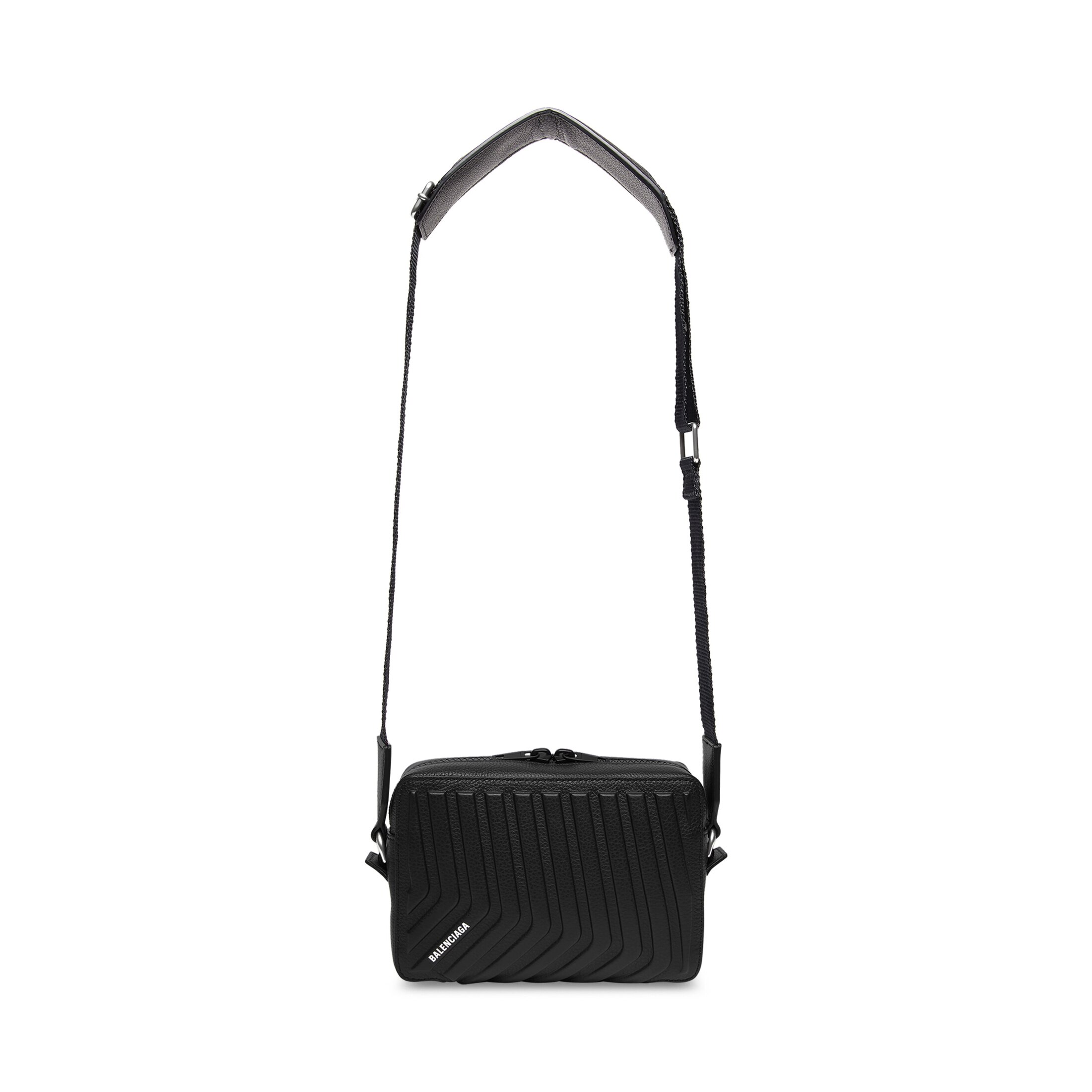 Balenciaga Car Camera Bag - Black - Men's - Calfskin, Polyester