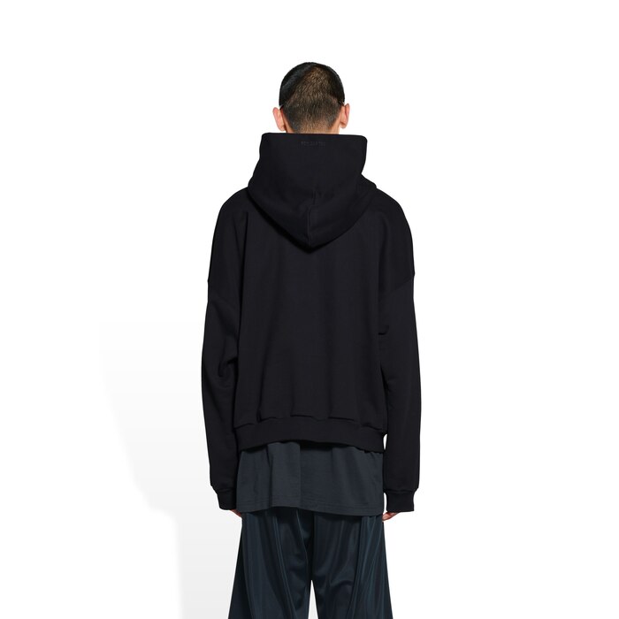 Men's Hoodie Medium Fit in Black | Balenciaga US