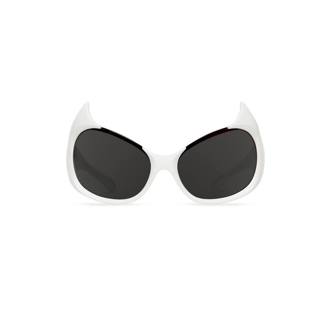 Gotham Cat Sunglasses in White | Balenciaga US