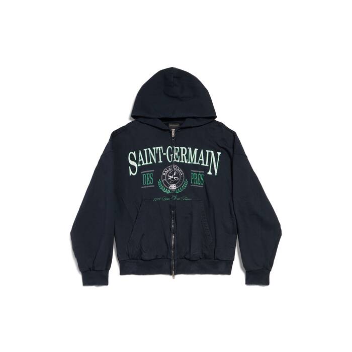 saint germain zip-up hoodie regular fit