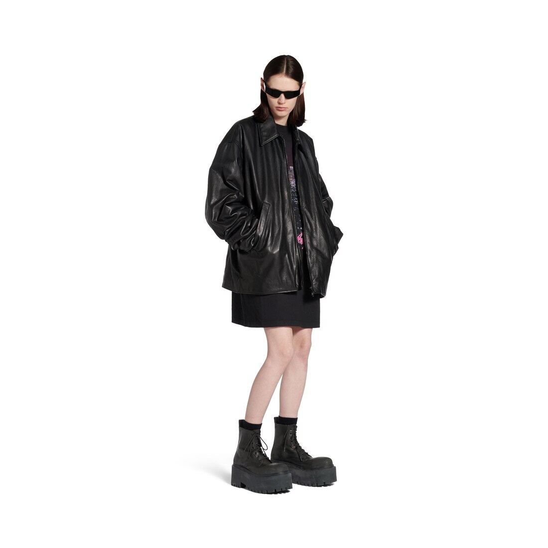 ショートブーツ・ブーティ BALENCIAGA STRIKE BOOTS Women's Strike Platform Bootie in Black | Balenciaga US