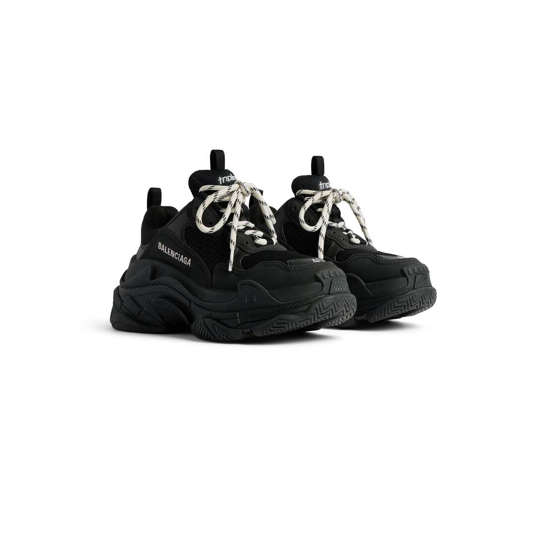 Men's Triple S Sneaker in Black | Balenciaga US