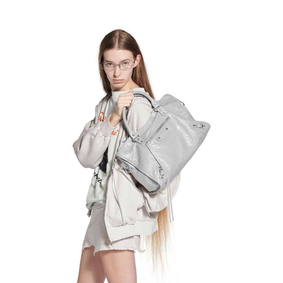 【BALENCIAGA】Medium Le City Arena ラムスキンバッグ Balenciaga Medium Le City Arena Storico Leather Bag Unique
