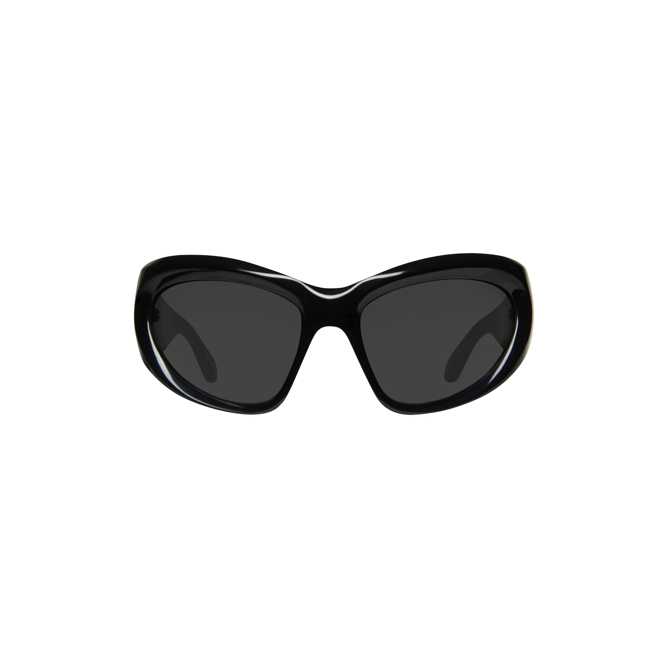 Balenciaga Wrap D-Frame Sunglasses - Black - Man - Polyamide