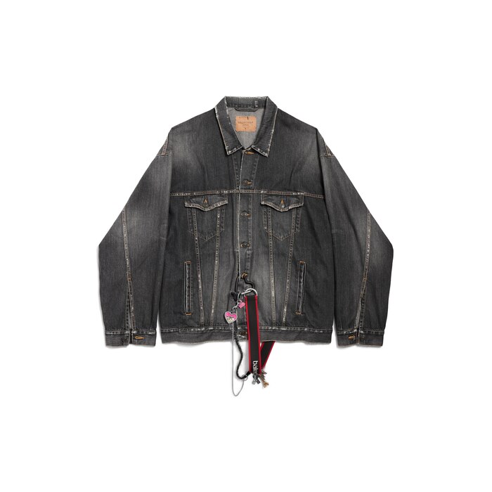 oversized charms牛仔夹克