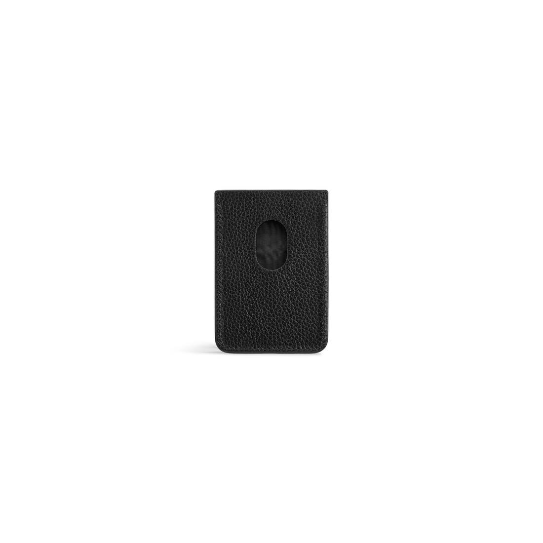 Cash Magnet Card Holder in Black | Balenciaga US