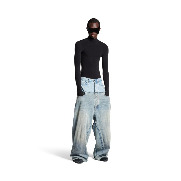 cut-up baggy pants